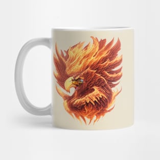 royal phoenix bird Mug